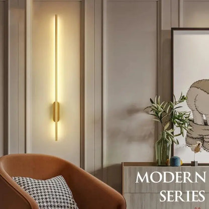 Lámpara de pared LED lineal DecorBites™ para decoración de interiores moderna