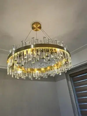 DecorBites™ Modern Crystal Chandelier Lighting for Dining Room