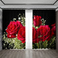 Decobites Rose Flower Pole Bag Curtains for Home & Garden