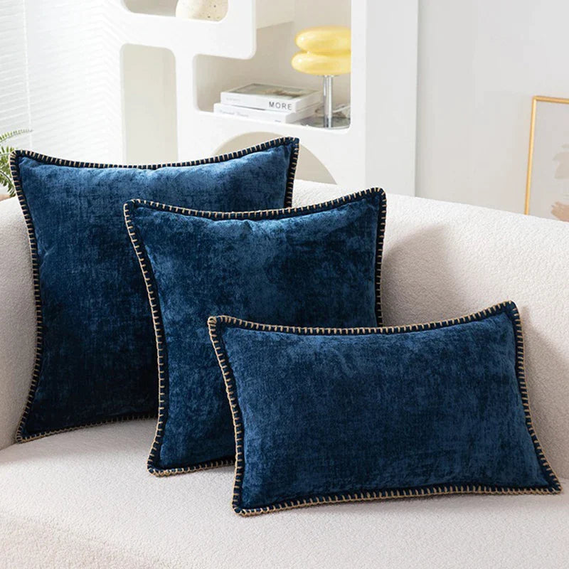Velvet Chenille Cushion Set
