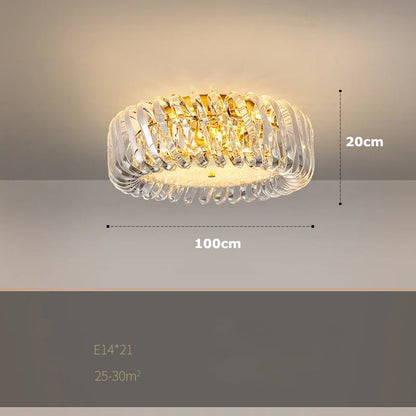 DecorBites™ Gold LED Chandelier 2025 New Trend for Living Room