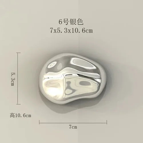 زخارف حائط حجرية ثلاثية الأبعاد من DecorBites™: جماليات الغرفة وديكورها - قلادات حجرية مطلية