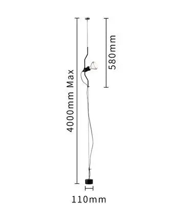 DecorBites™ Adjustable Pendant Lamp for Bedroom and Living Room décor