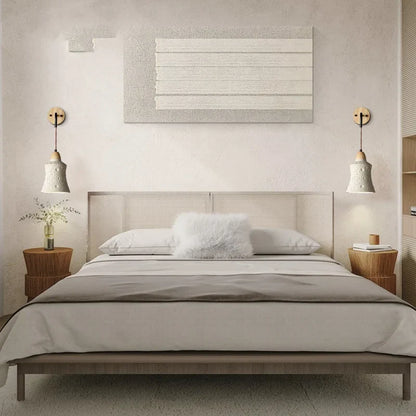 DecorBites™ Cement LED Wall Lamp Sconce Modern Pull Chain Switch Stair Light