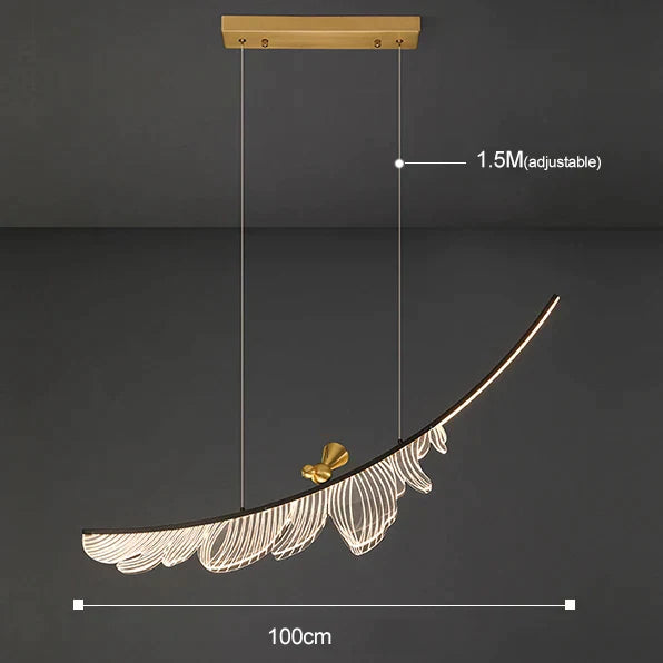 Lámpara de araña de cobre italiano DecorBites™: Diseño moderno y lujoso con guía de luz para restaurantes y bares.