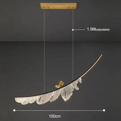 Lámpara de araña de cobre italiano DecorBites™: Diseño moderno y lujoso con guía de luz para restaurantes y bares.