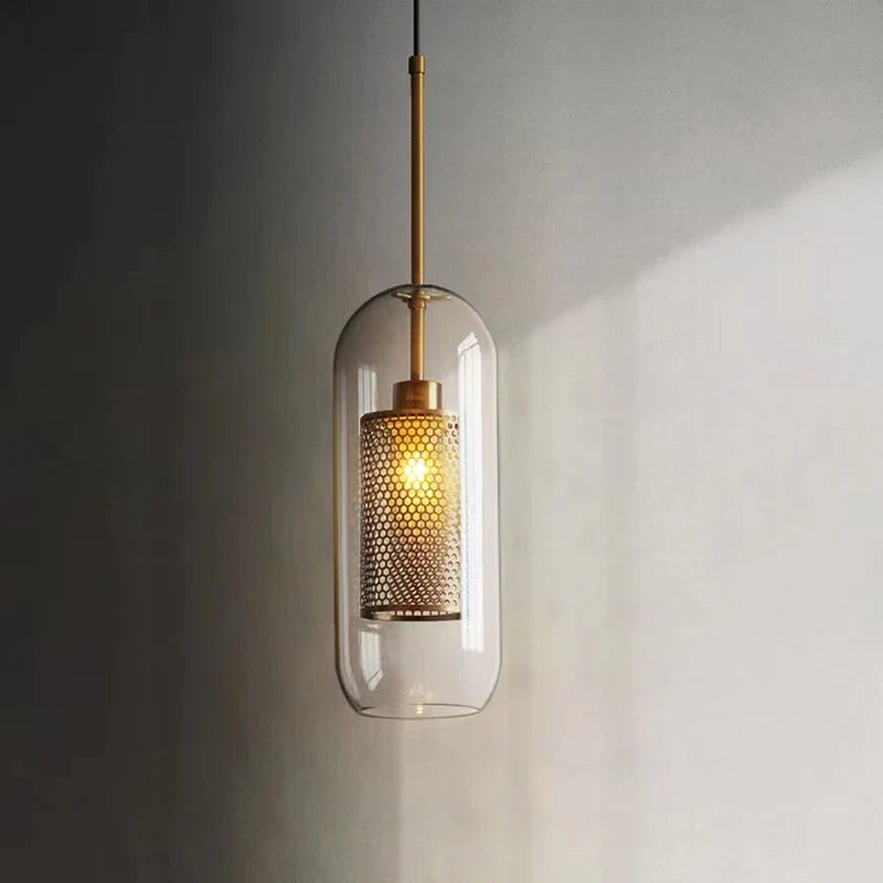 DecorBites™ Glass Pendant Lights: Nordic Style Dining Kitchen Bedroom Lighting Fixtures