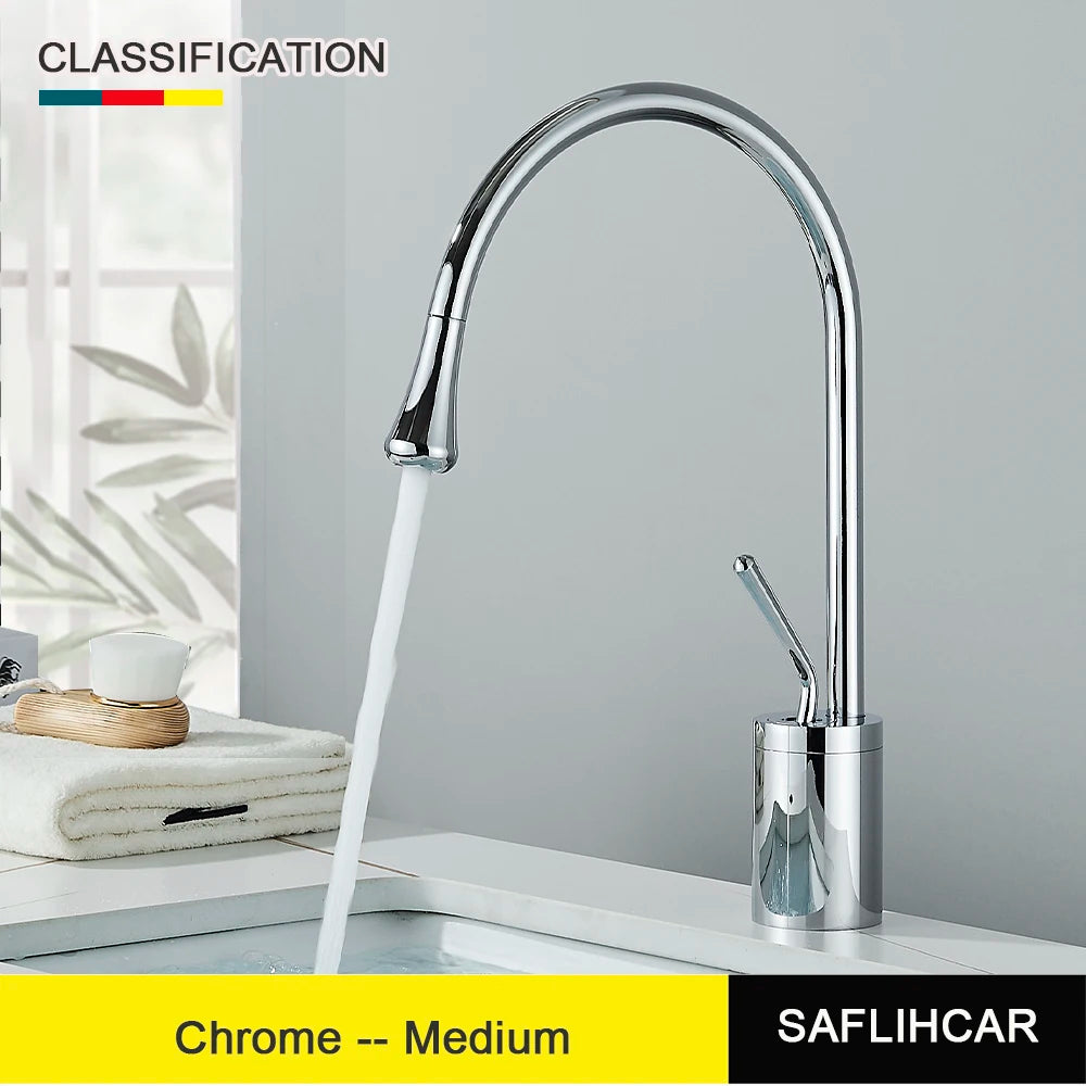 Brushed Gold Bathroom Basin Faucet