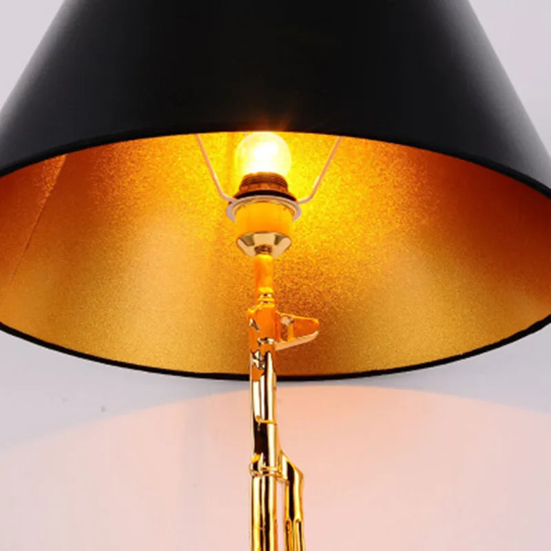 DecorBites™ AK47 Gold LED Floor Lamp - Modern Designer Corner Light for Living Room