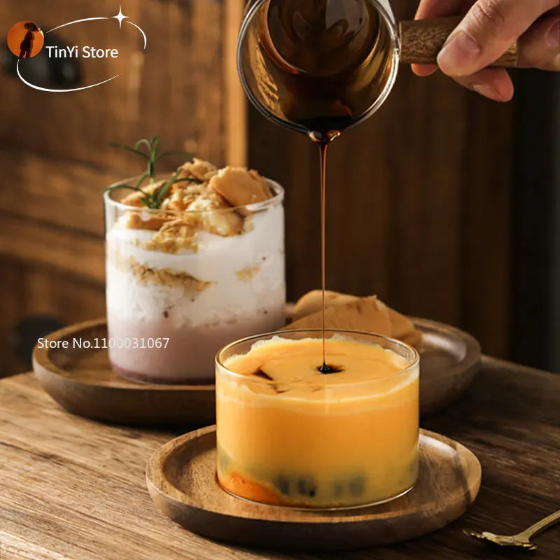 Vaso para postre de vidrio resistente a altas temperaturas Decorbites™ Vaso para cóctel Vaso para fiesta de boda
