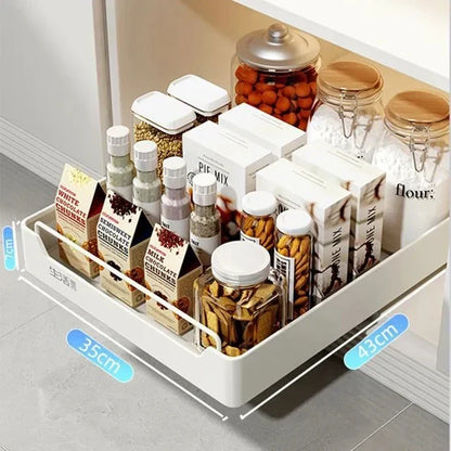 DecorBites™ Kitchen Organizer Rack for Cabinets Storage and Tableware - Slide Dish Rack