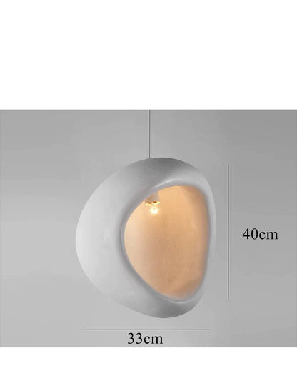 Lámpara de araña de diseño nórdico hecha a mano DecorBites™ para un comedor de estilo japonés creativo