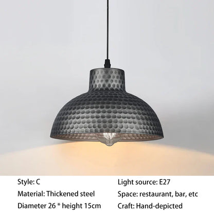 Decorbites™ Industrielle Hängelampe Weiß Vintage-Kronleuchter für Küche und Esszimmer