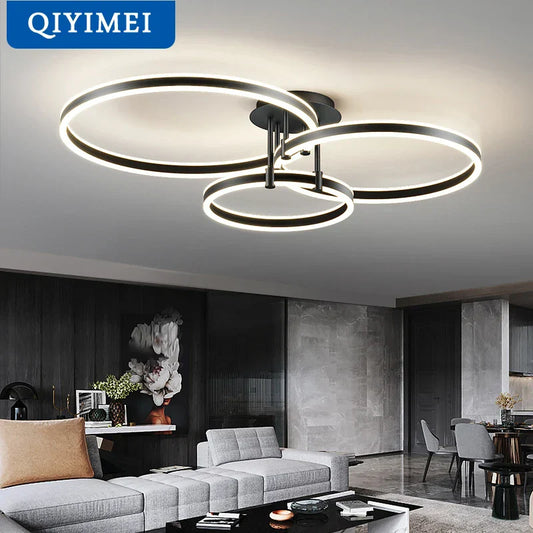 DecorBites™ LED Acrylic Chandeliers Up/Down Lights Lusters for Living Room Bedroom Home Decor