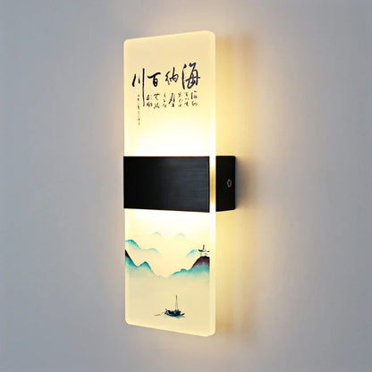 DecorBites™ مصباح حائط LED مربع الشكل بغطاء أكريليك للديكور المنزلي