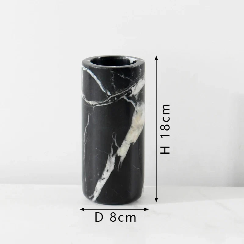 Tarro de almacenamiento de piedra de mármol antiguo DecorBites™ Caja de lujo