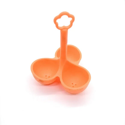 DecorBites™ Egg Steamer Tray with 5 Grids - Durable Silicone Egg Boiler Holder