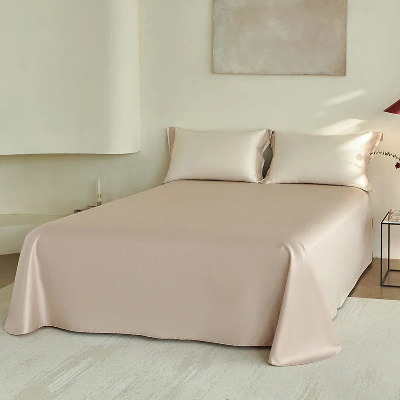 Decobites Luxe Lace Bedding Set: 1000TC Egyptian Cotton Duvet, Sheet, Pillowcases