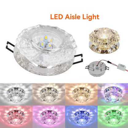 Aisle Flush LED ceiling lamp living room crystal corridor aisle lights LED Ceiling Lights Luces Front techo Balcony lamp Porch l