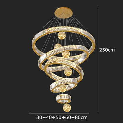 DecorBites™ Crystal Chandelier: Modern Living Room Pendant Lamp for Elegant Interior Lighting
