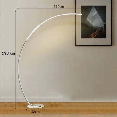 DecorBites™ LED Art Floor Lamp Dimmable Remote RGB Living Room Bedroom Decor