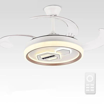 مروحة سقف DecorBites™‎ قابلة للتعديل مع إضاءة LED للتحكم عن بُعد - ديكور منزلي أنيق