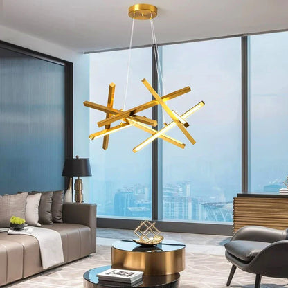 DecorBites™ LED Chandelier Lighting for Living Room Bedroom Dining Salon Indoor - Pendant Lamp & Room Decor