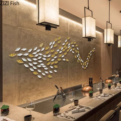 ديكورات حائط بأوراق الجنكة من DecorBites™ - زينة مجسمة لغرفة المعيشة