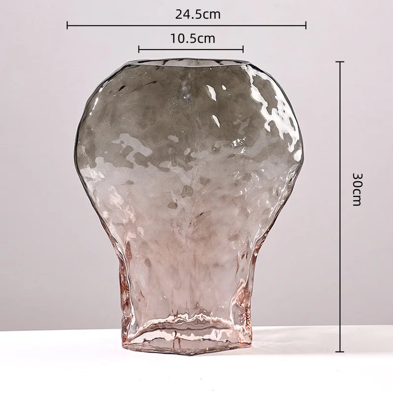 DecorBites™ Golden Geometric Glass Vase Hydroponics Terrarium Home Decoration Accessories