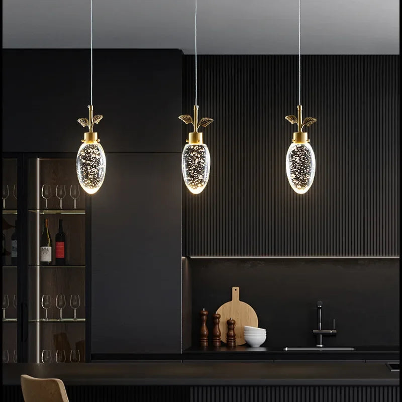 DecorBites™ Crystal Chandelier: Modern Luxury LED Lighting for Home, Restaurant, Bedroom - Nordic Style