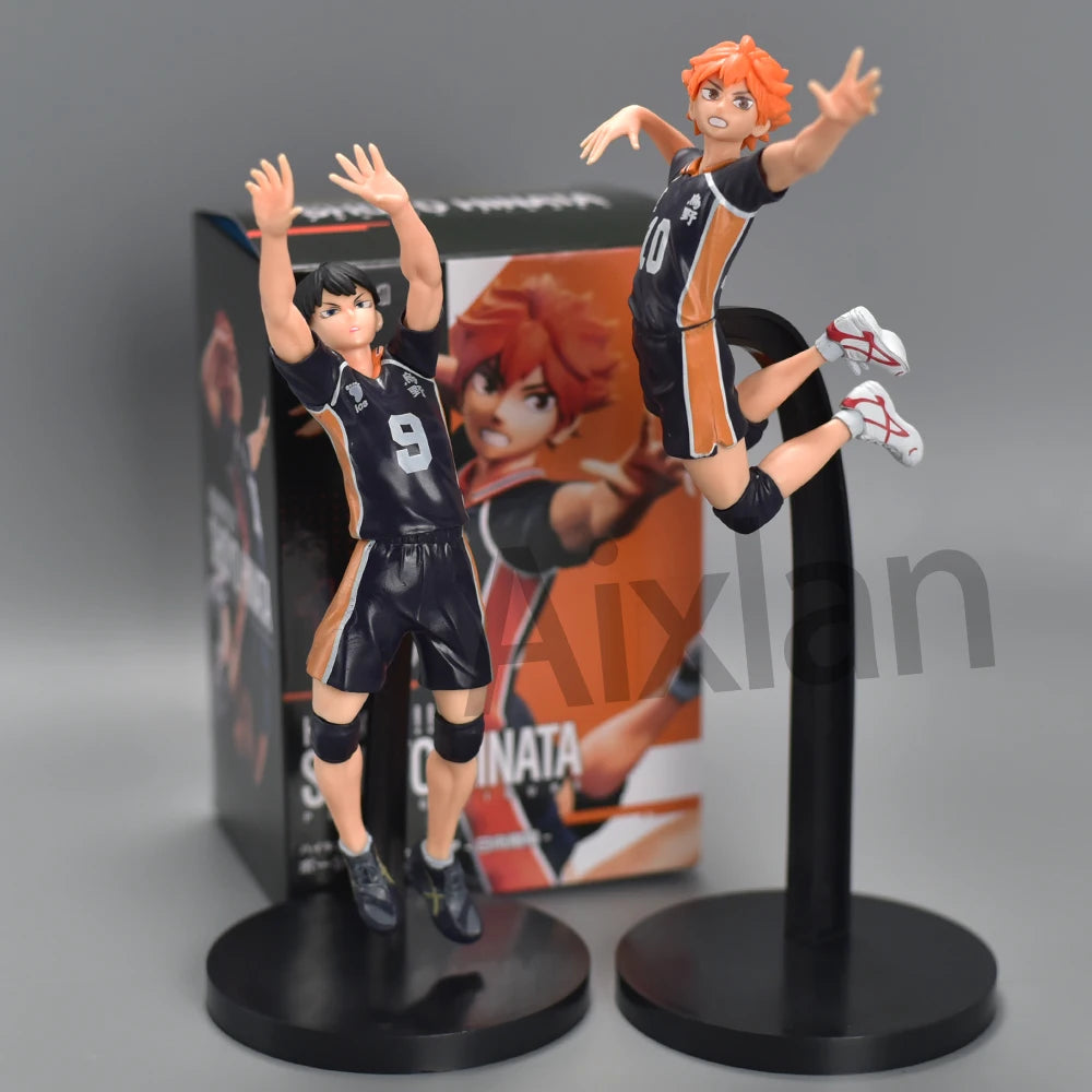 Japanese anime Haikyuu!! Figure Shoyo Hinata Tobio Kageyama PVC Action Figure Christmas Gift Collectible Model Toys Kid DOll