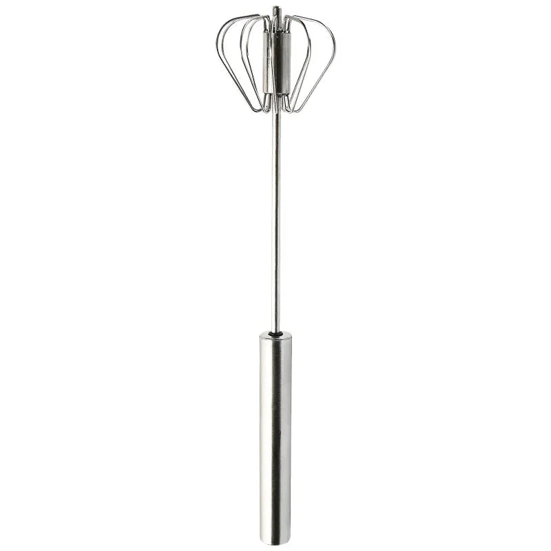 DecorBites™ Hand Pressure Stainless Steel Egg Beater Whisk Mixer Kitchen Cooking Tools