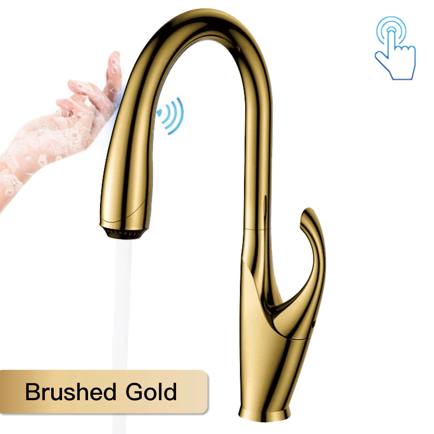 Brass Touch-Control Faucet