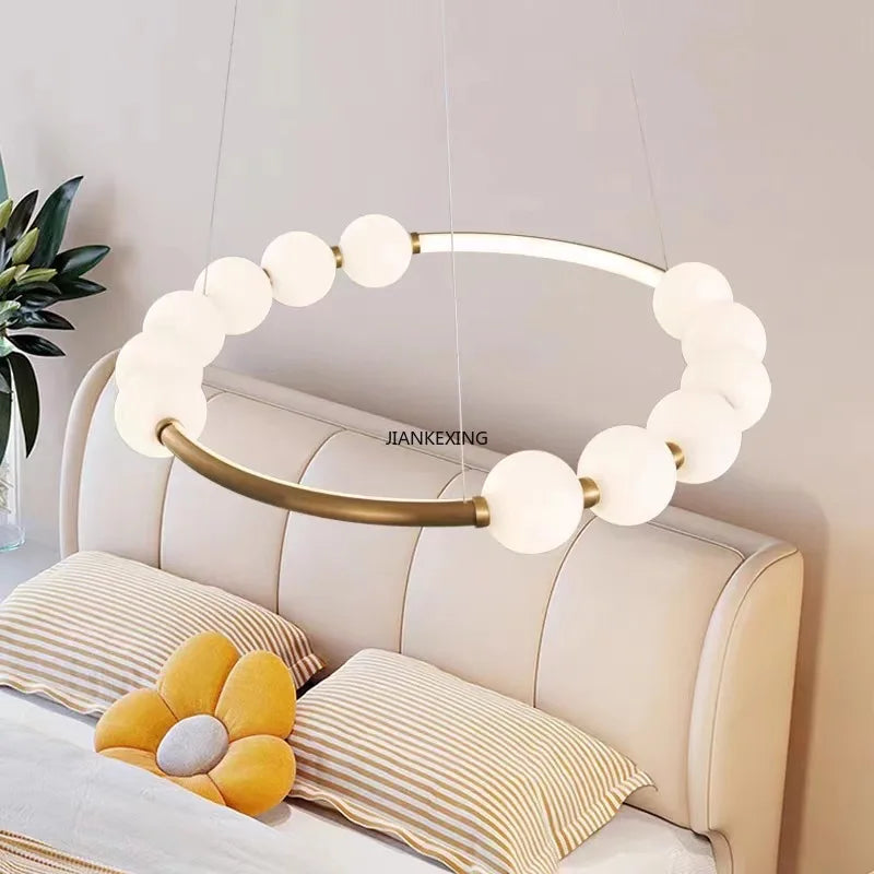 DecorBites™ Circle Ring LED Pendant Lights for Elegant Home Decor