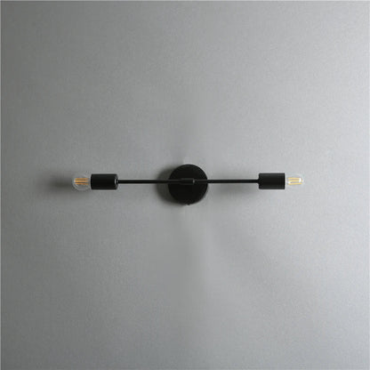 Lámpara de pared LED DecorBites™: Iluminación moderna de dos brazos E27 para dormitorio, mesita de noche, espejo de baño, tocador.