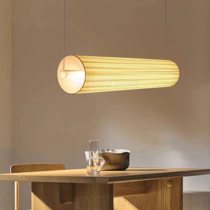 White Minimalist LED Chandelier B 160cm Design