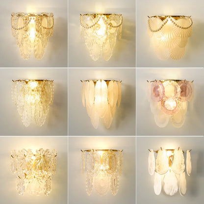 Lámpara de pared DecorBites™ Luxe de cristal para iluminación de pasillos, salas de estar, dormitorios y corredores.