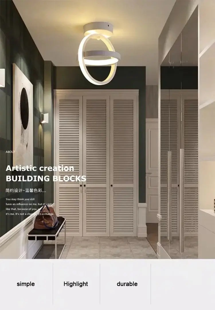 DecorBites™ Modern LED Chandelier Light for Home