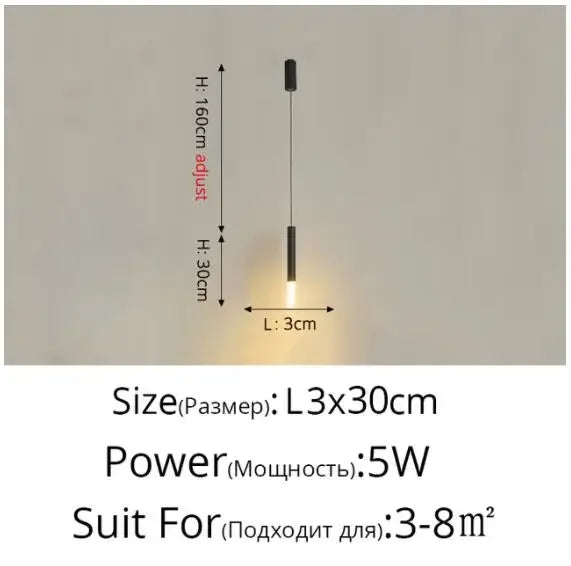 DecorBites™ LED Pendant Lights: Remote Controlled Modern Lighting for Home Décor