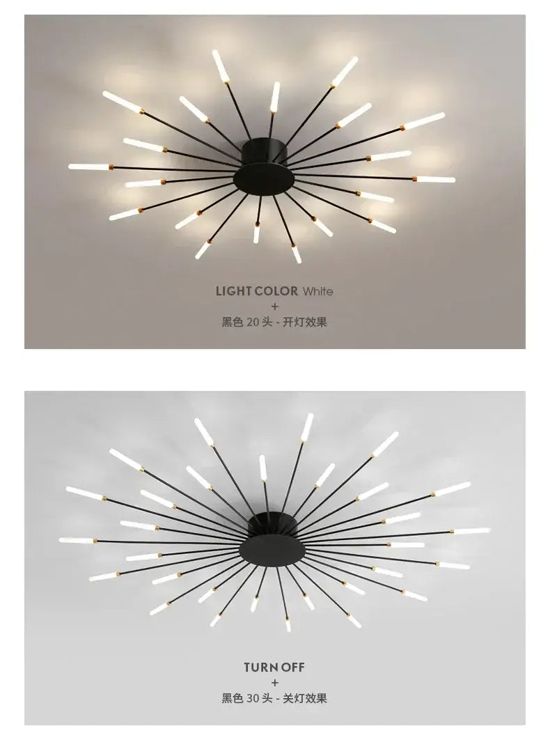 DecorBites™ Sleek Nordic LED Chandelier for Modern Home