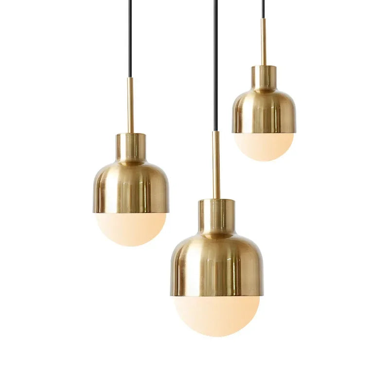 DecorBites™ Gold Iron Pendant Light for Kitchen Dining Room Restaurant Decor