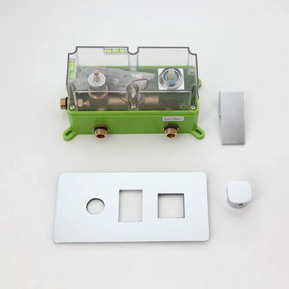 DecorBites™ Digital Shower Mixer Valve Control Panel with Single Handle - Wall Mount