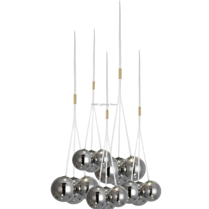 ثريا DecorBites™ الزجاجية - مصابيح LED بتصميم عصري من الشمال لديكور المنزل