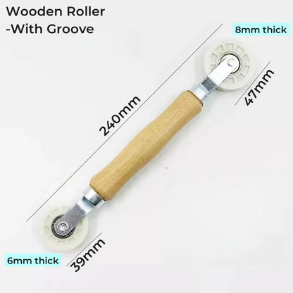 DecorBites™ LED Strip Light Installation Tool for Rubber Wheel Handle Roller & Aluminum Profile