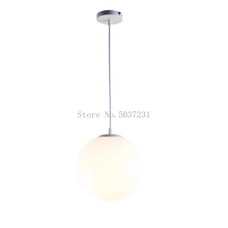 DecorBites™ Acrylic Ball Pendant Lights Modern Nordic Led Hanging Lamp for Living Room