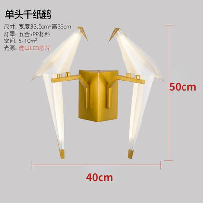 DecorBites™ Little Bird LED Wall Lamp: Modern Nordic Style Bedroom Living Room Sconce