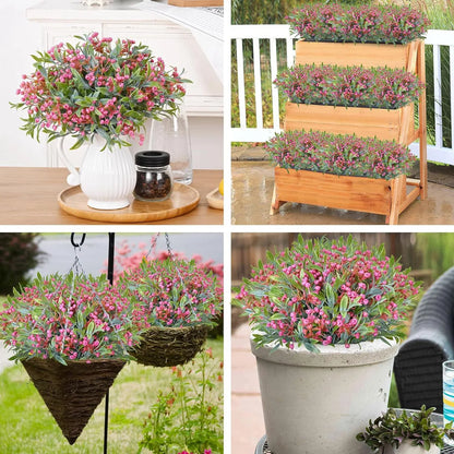 ديكوربايتس™ - نبات بونساي اصطناعي من نوع Babysbreath Lover Fruit للحديقة المنزلية والفعاليات