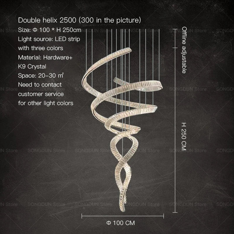 DecorBites™ Crystal Chandelier Luxury Designer Light for Elegant Living Spaces