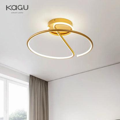 DecorBites™ LED Chandelier Chrome Lamp Fixture for Living Room, Kitchen & Home Decor