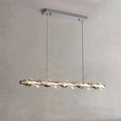 DecorBites™ Crystal Ring Chandelier: Modern Dimmable LED Ceiling Fixture